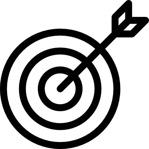 Target with arrow