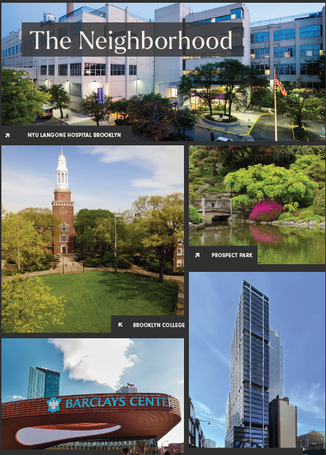 The neighborhood surrounding Brooklyn Gardens